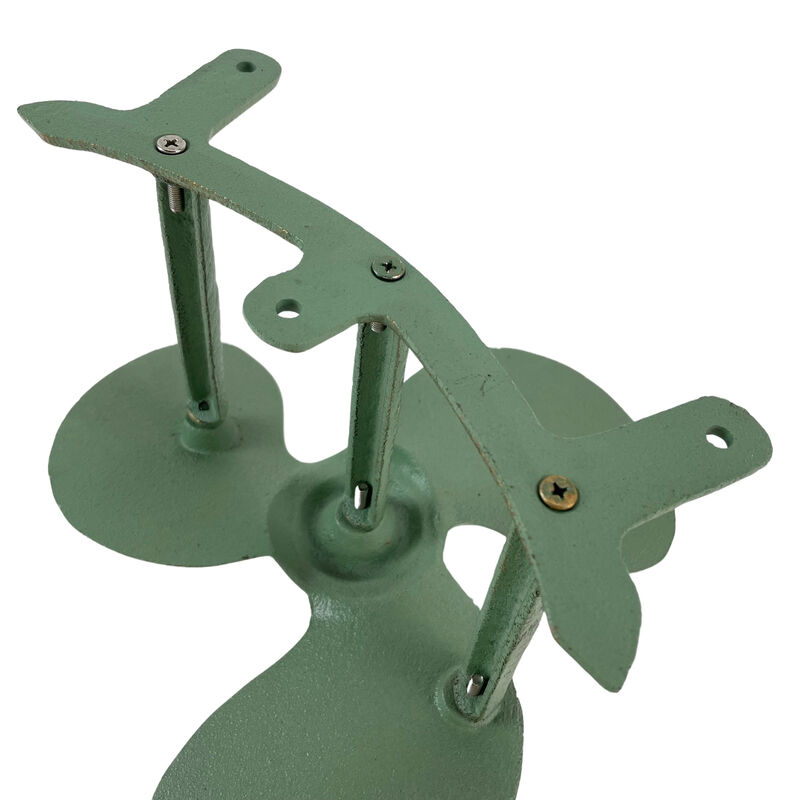 Nautical Propeller Hose Holder &ndash; Verdigris/Bronze, Cast Iron, Holds 75 Ft image number 4