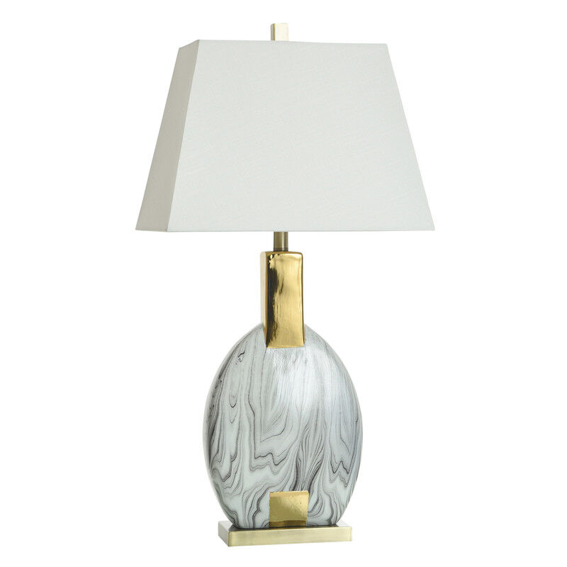 Marbled Elegance Table Lamp