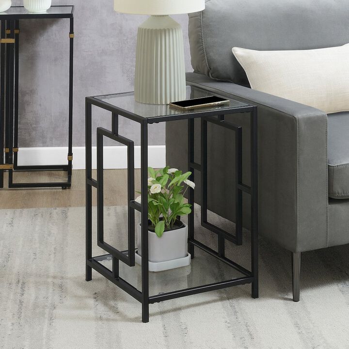 Convenience Concepts Town Square Metal End Table with Shelf