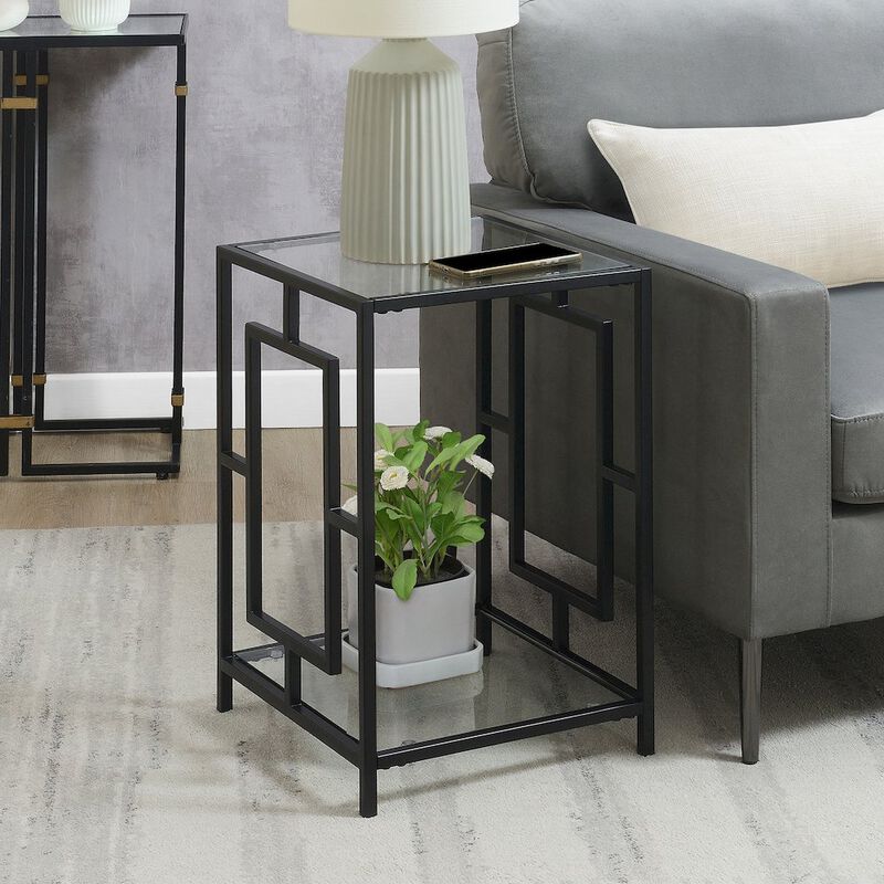 Convenience Concepts Town Square Metal End Table with Shelf