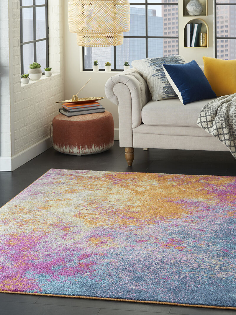 Passion PSN10 Sunburst 5' x Square Rug