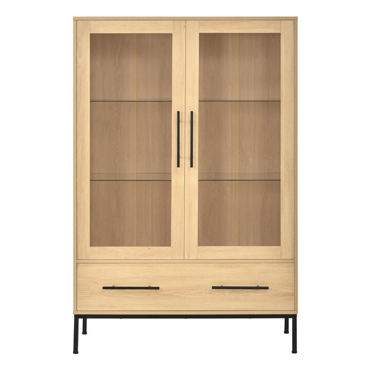 Wuvind 60'' Tall Display Cabinet