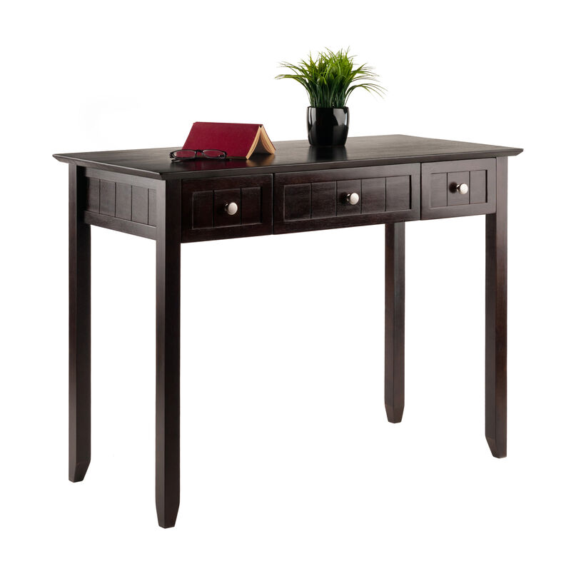 Burke Home Office Writing Desk, Coffee