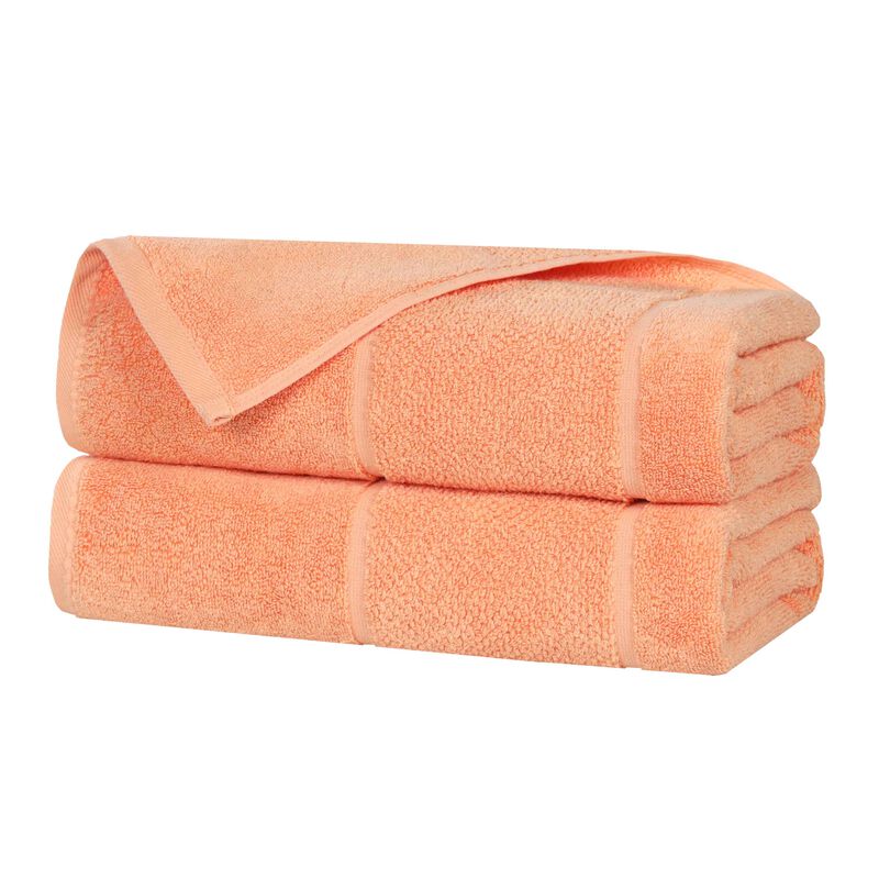 Set of 2 Smart Twist Viscose Cotton Blend Bath Sheet Towels image number 0