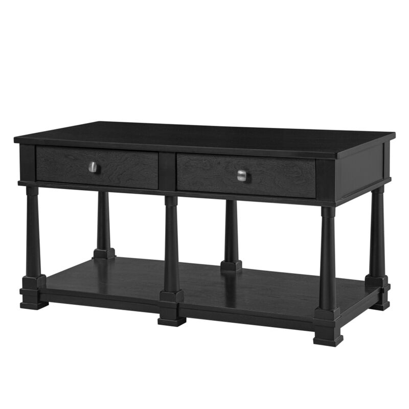 Grordo Farmhouse Wooden Coffee Table image number 8