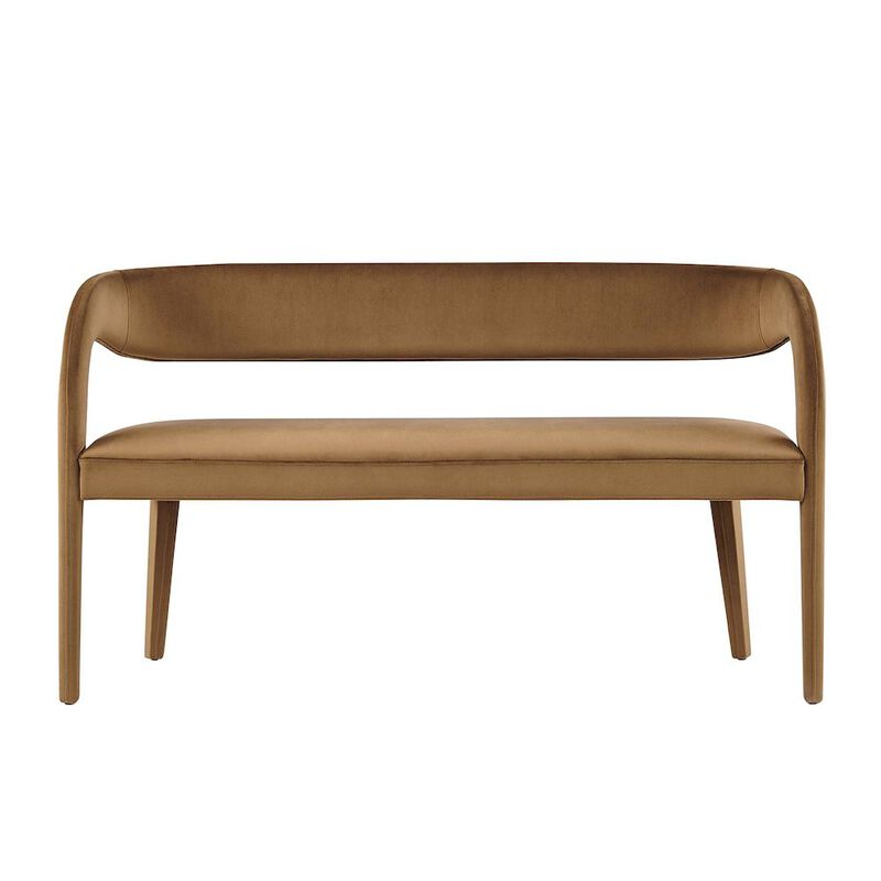 Pinnacle Performance Velvet Accent Bench image number 5