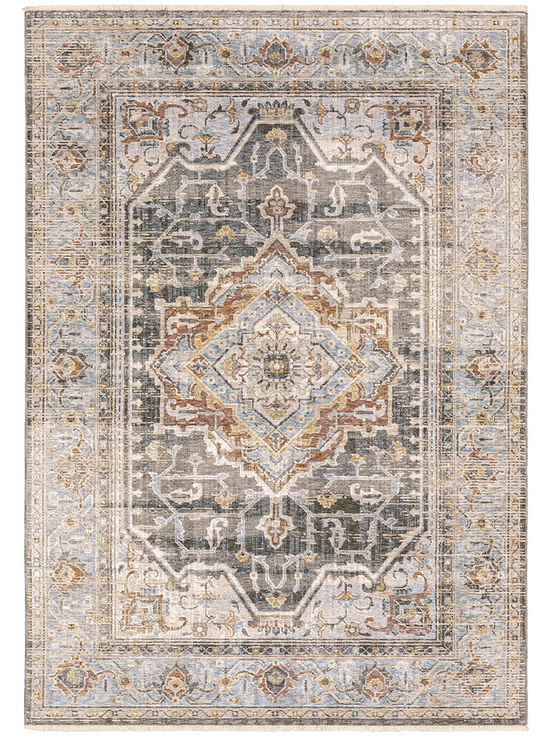 Maharaja 5'3" x 7'6" Char Rug image number 0