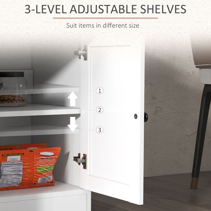 Wooden Kitchen Sideboard &ndash; Multi-Purpose Buffet for Kitchen & Dining image number 3