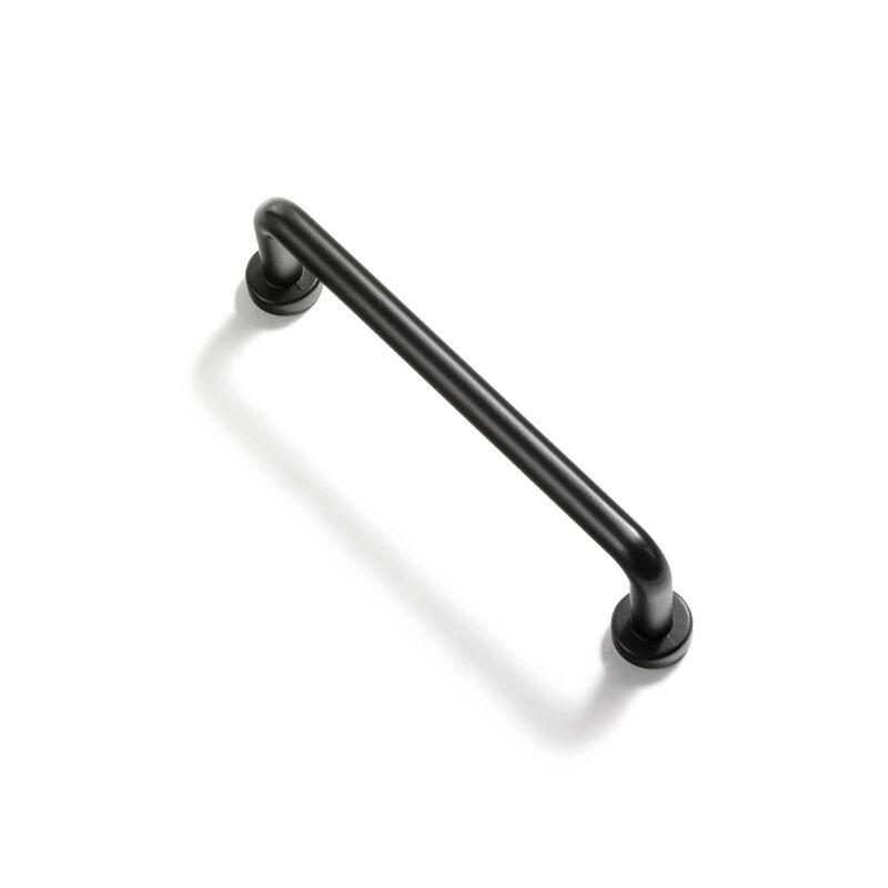 Goo-Ki 6 Pack 3 3/4"" Center to Center Matte Black Modern Cabinet Pulls Solid Contemporary Home Improvement Hardware Drawer Pull