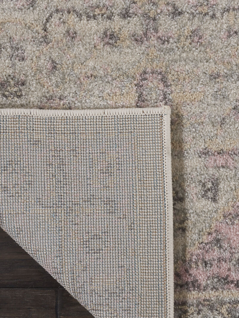 Tranquil TRA06 Ivory/Pink 2' x 4' Rug image number 1