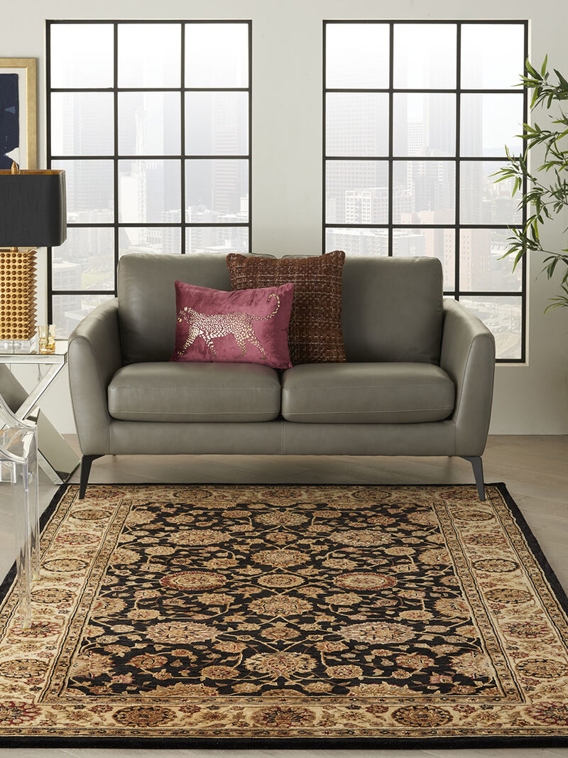 Nourison 2000 2204 Midnight 5'6" x 8'6" Rug image number 5
