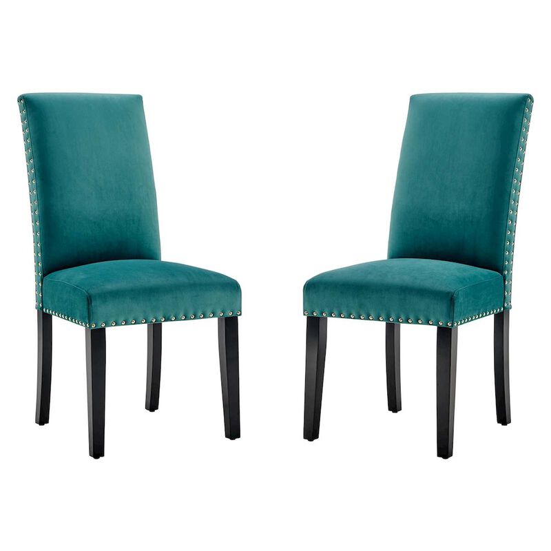 Parcel Performance Velvet Dining Side Chairs Set of 2 image number 0