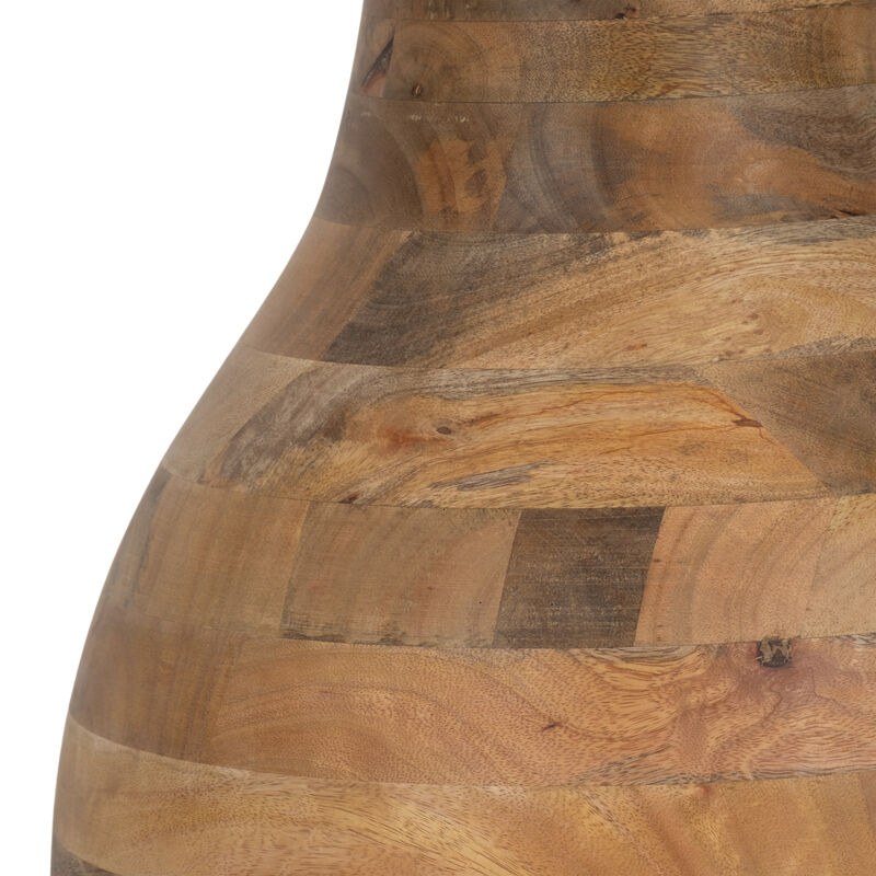 34" Striped Wood Coffee Table image number 5