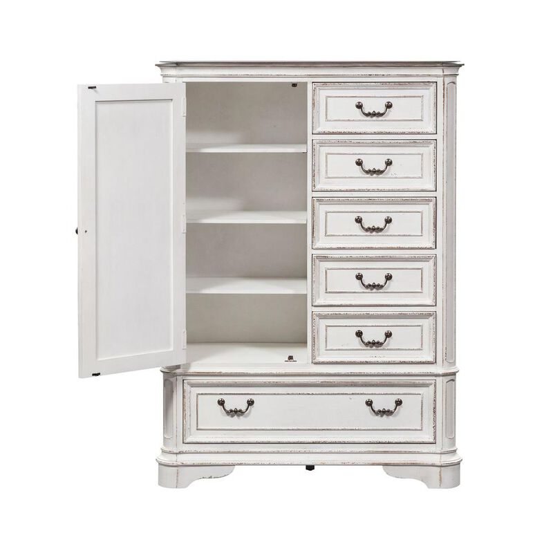 Liberty Furniture Magnolia Manor Master Chest in Antique White image number 2