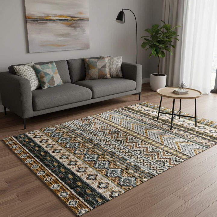 HomeRoots Tribal Area Rug