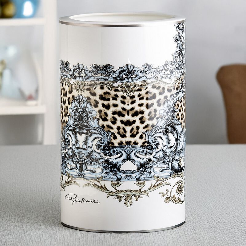 High Vase PALAZZO PITTI   diam. 6.3", H 14" image number 2