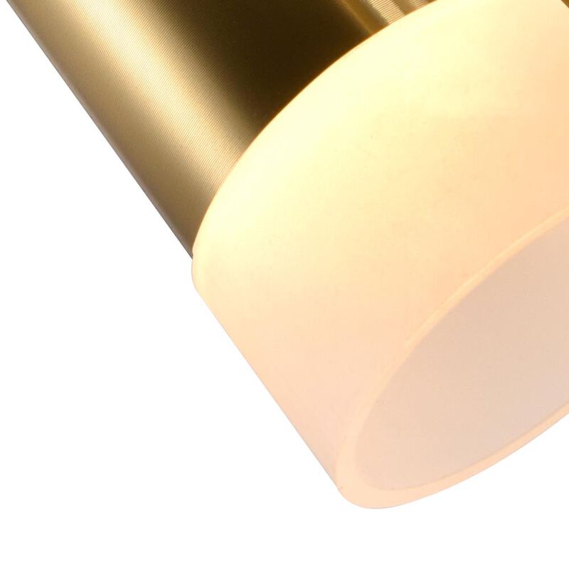 Andes LED Down Mini Pendant With Satin Gold Finish