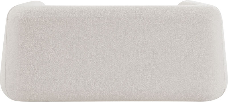 Meridian Furniture Abbington Cream Boucle Fabric Loveseat