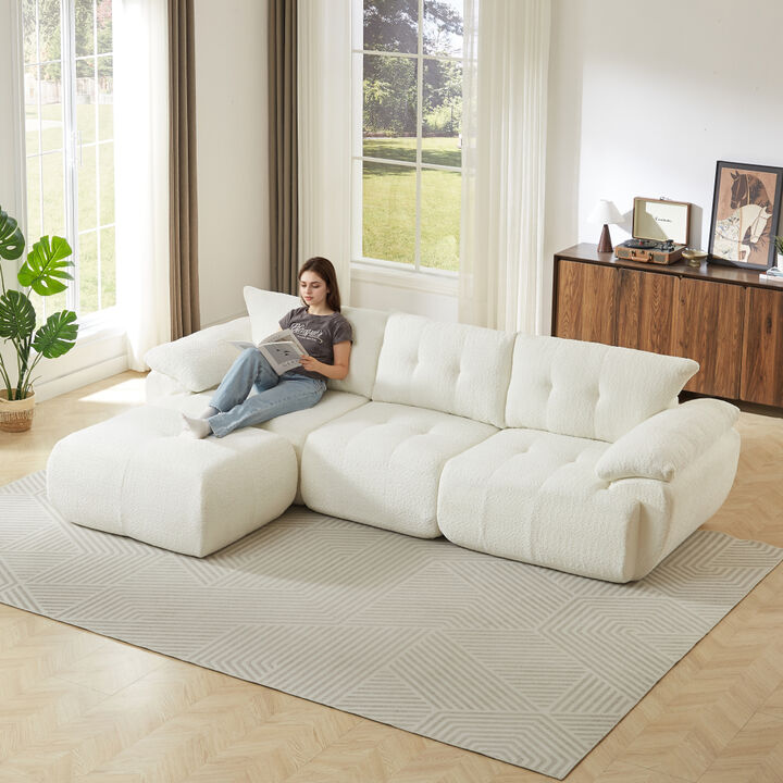 Papkog Chenille Modular Sectional Sofa