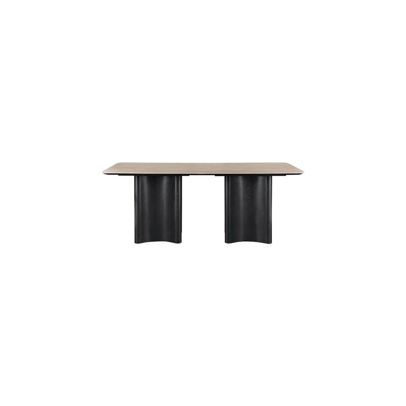Meridian Furniture Corvina Black Oak Veneer Dining Table
