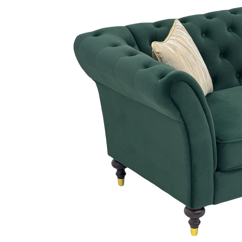 Kalsor Velvet Sofa image number 7