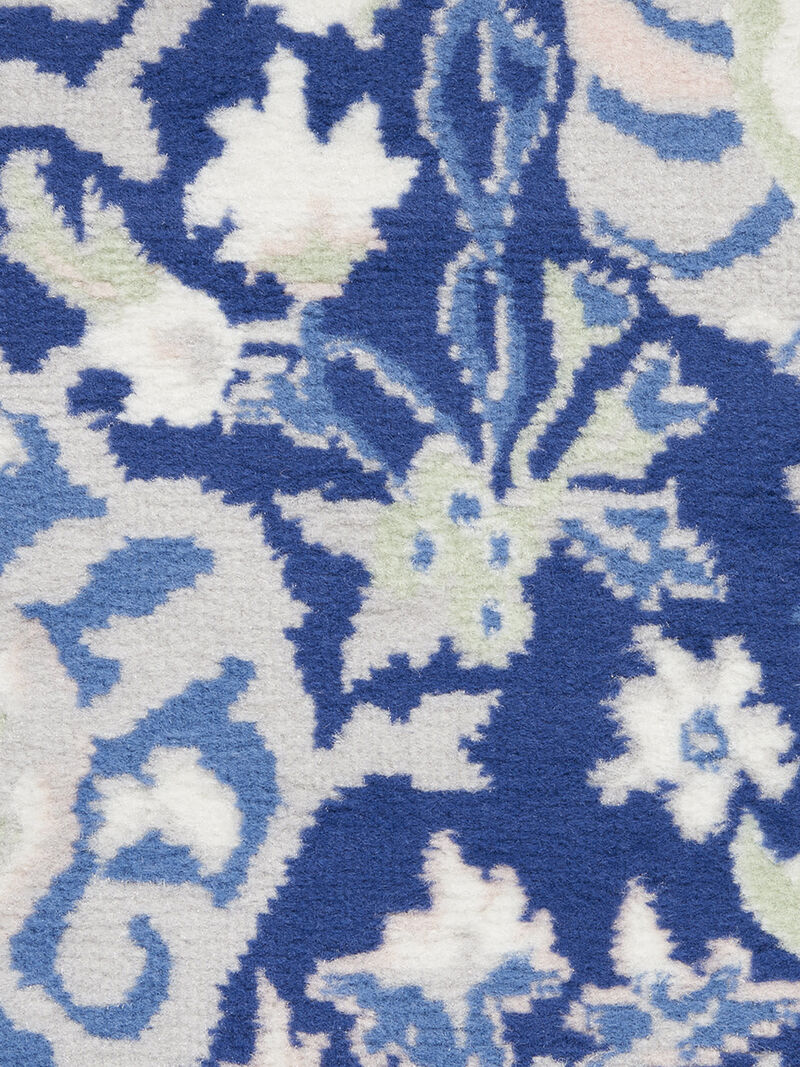 Whimsicle WHS10 Navy/Multicolor 8' x Round Rug image number 5