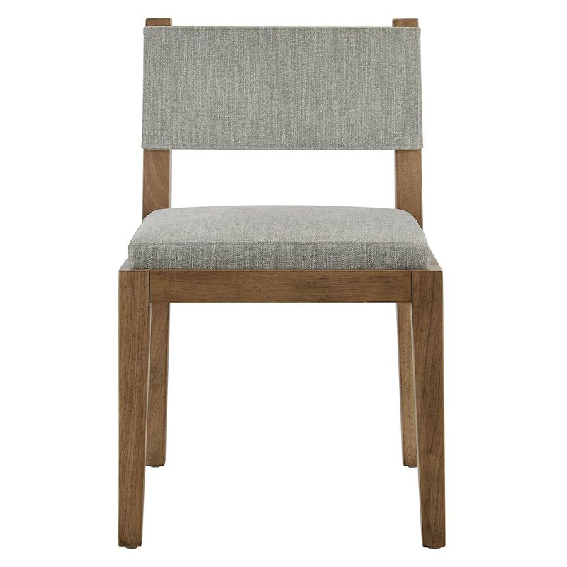 Calder Fabric Upholstered Wood Armless Dining Chair image number 5