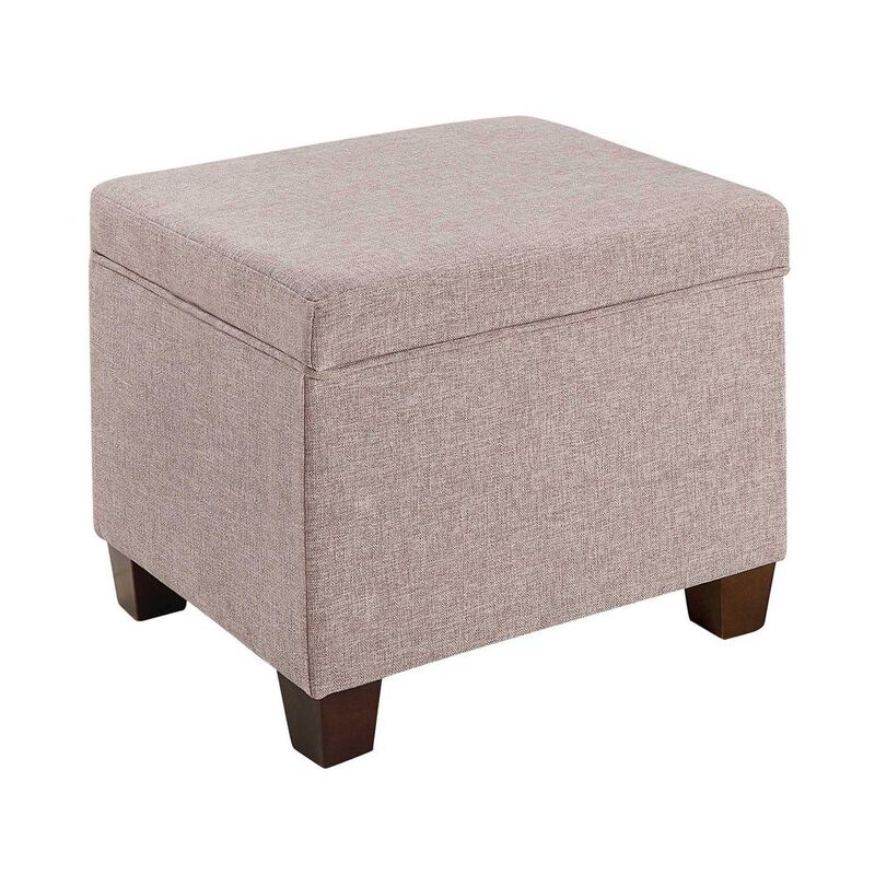 Convenience Concepts Madison Storage Ottoman, Beige