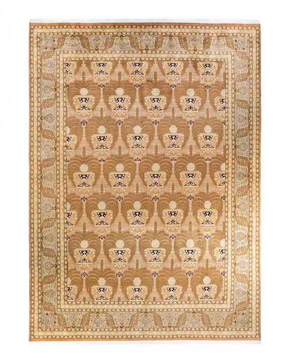 Mogul, One-of-a-Kind Hand-Knotted Area Rug  - Brown, 9' 0" x 12' 5"