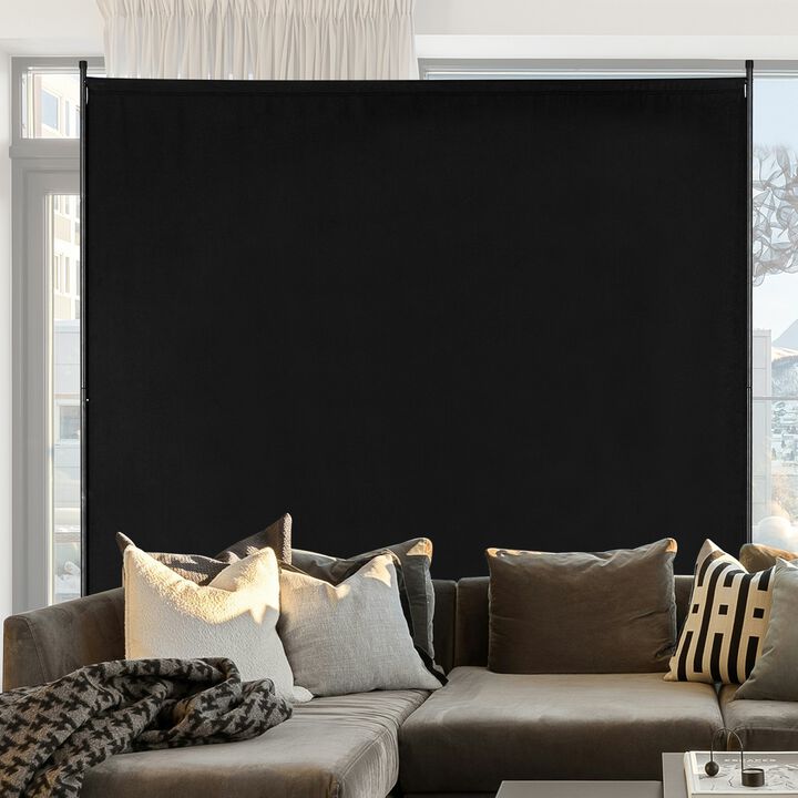 Single Panel Privacy Screen Divider, Freestanding Room Partition for Bedroom, Office & Home