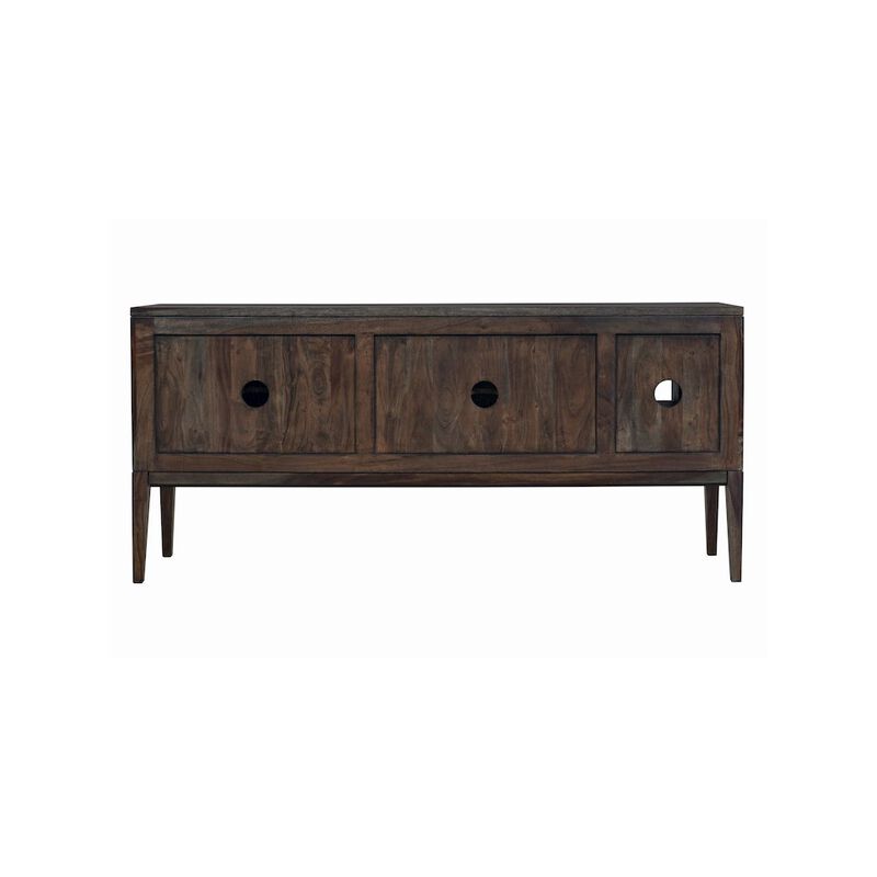 Porter Designs Fall River Solid Sheesham Wood Sideboard, Gray