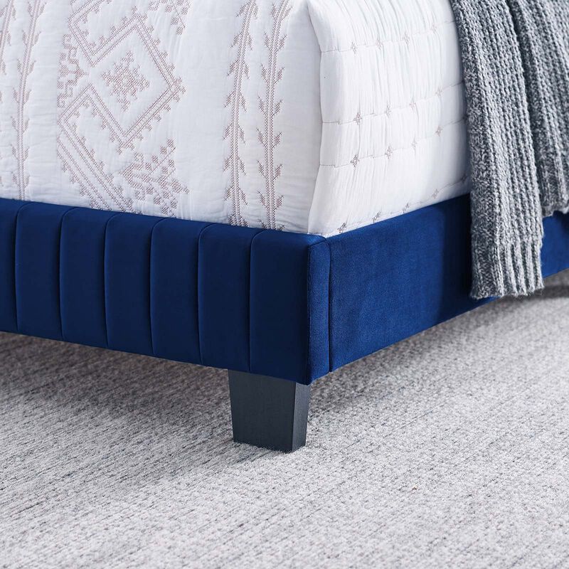 Modway - Celine Channel Tufted Performance Velvet Queen Bed image number 8