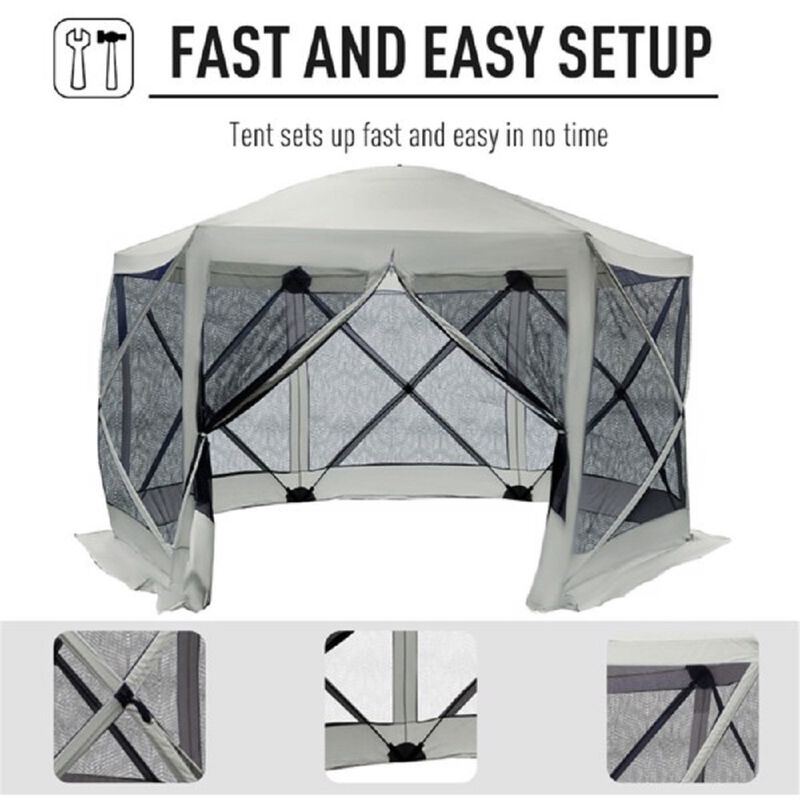 Outdoor Pop-Up Party Tent &ndash; Portable Canopy for BBQs, Camping & Festivals