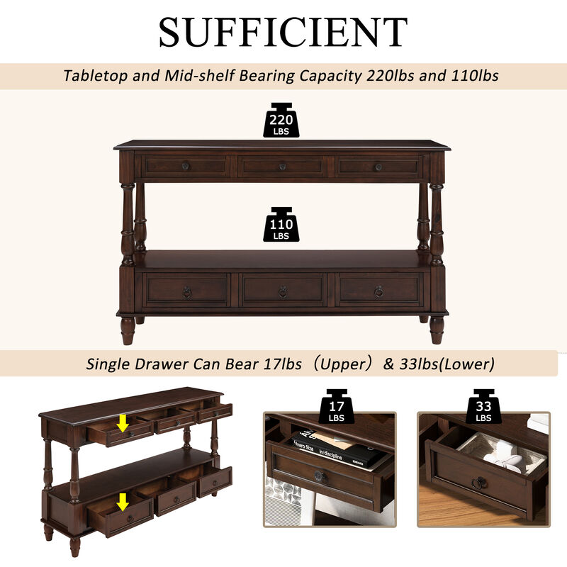Kaslaf Vintage Console Table image number 6