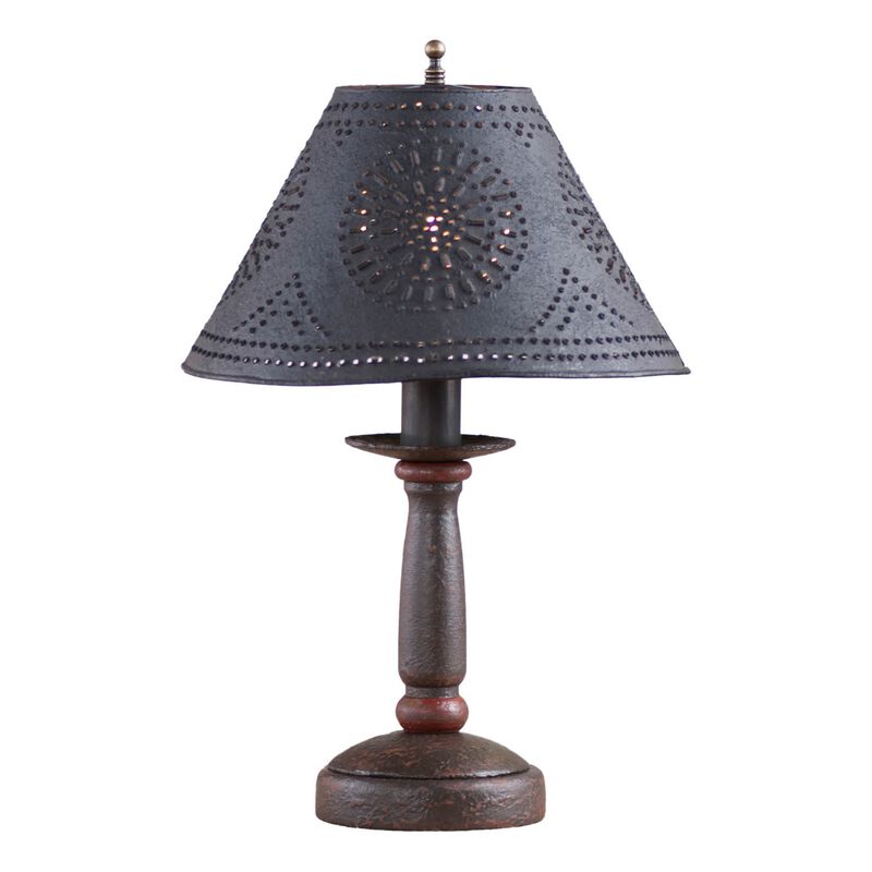 Butcher's Lamp In Americana Black With Shade image number 0