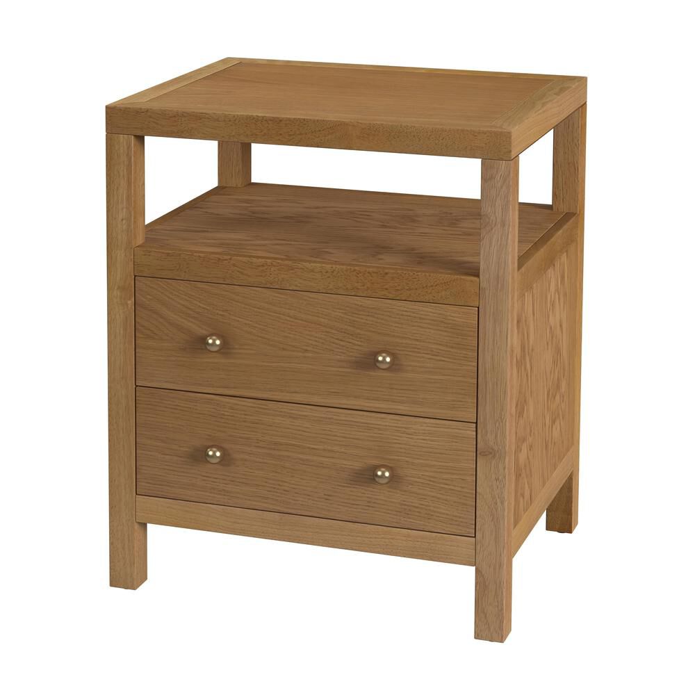 Butler Specialty Nora 2-Drawer Nightstand, Brown