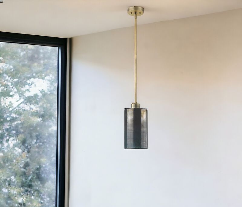 Hivvago Monet 1-Light Brass Pendant