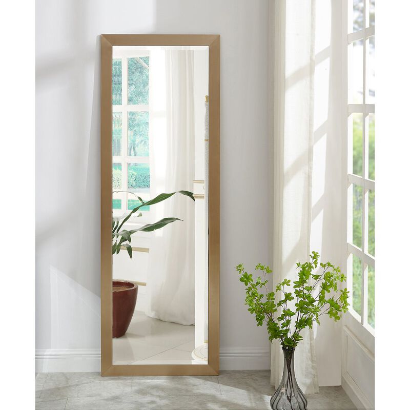 Meridian Furniture Hepburn Gold Mirror