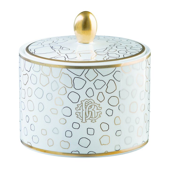 Sugar Pot GIRAFFE   diam. 3.3", H 3.5"
