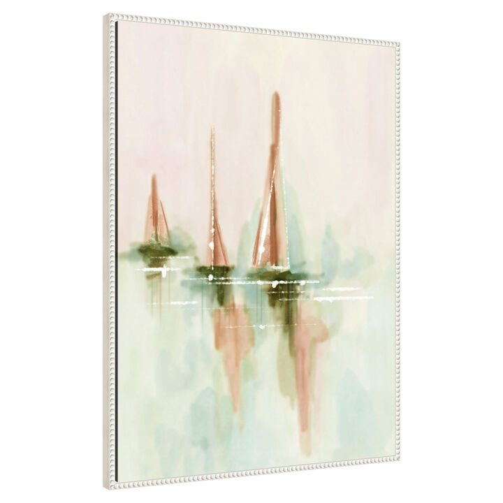 Sail into the Mist I by Melissa Wang Framed Canvas Wall Art