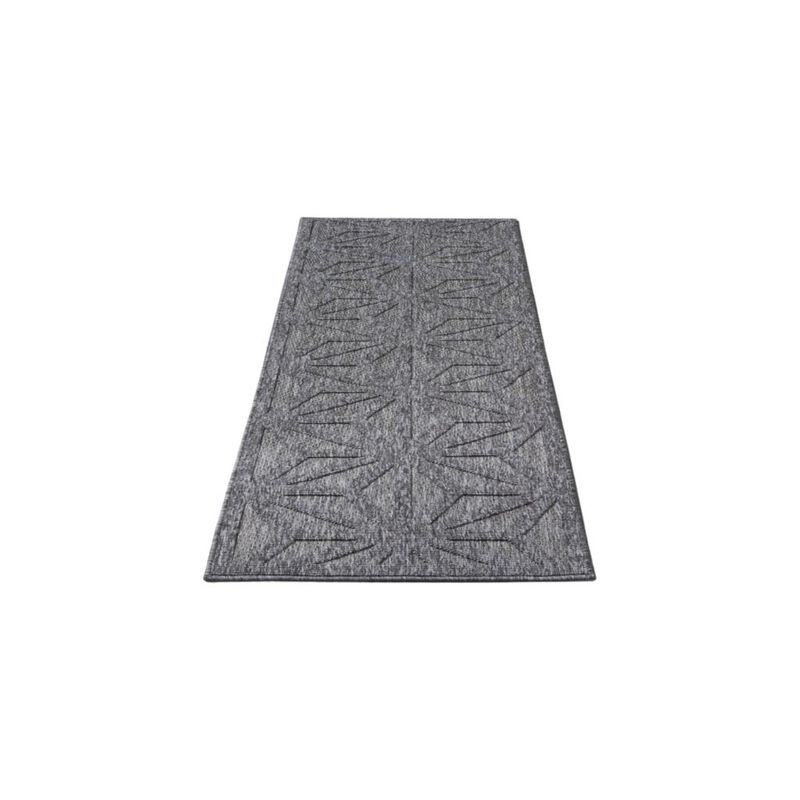 HomeRoots Geometric Indoor Outdoor Runner Rug image number 0