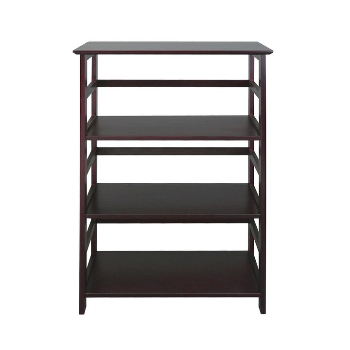 Soho Manhattan 4-Shelf Bookcase 26" Wide - Espresso