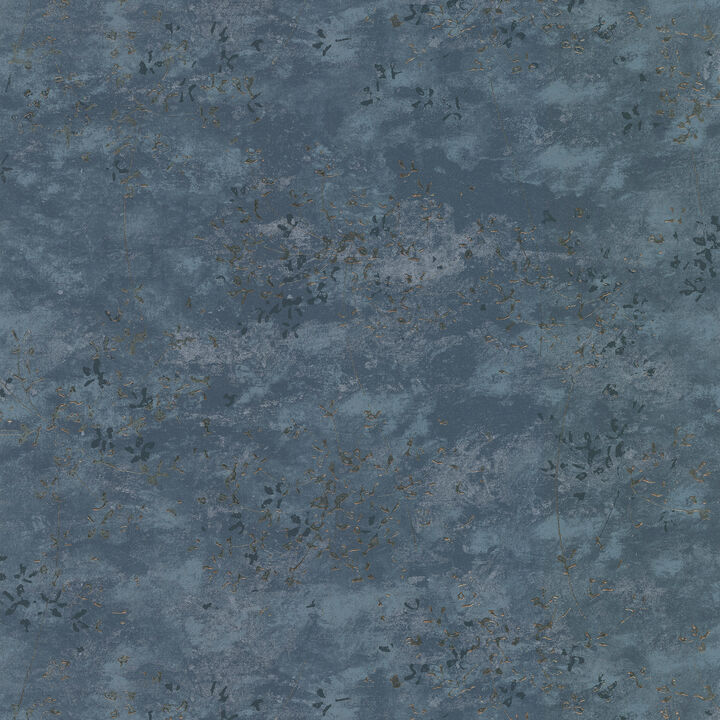 Arian Blue Inkburst Wallpaper (Set of 2)