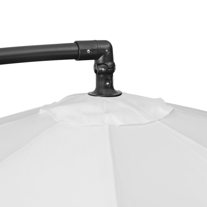 WestinTrends 10 ft. Outdoor / Patio Cantilever Hanging Umbrella