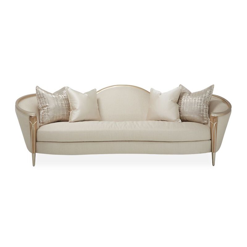 Starlight Canyon Home Velvet Sofa for Living Room &ndash; Elegant 3 Seater Couch, 100 Inch Design image number 1