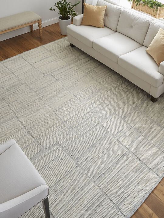 Bluff T6041 Gray/Natural 10' x 14' Rug By Thom Filcia