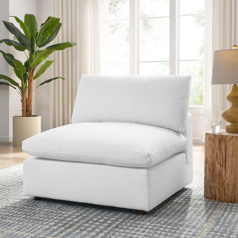 Commix Down Filled Overstuffed Armless Chair image number 1