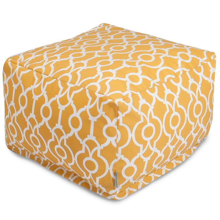 Majestic Home Goods Ottoman Pouf Athens Citrus