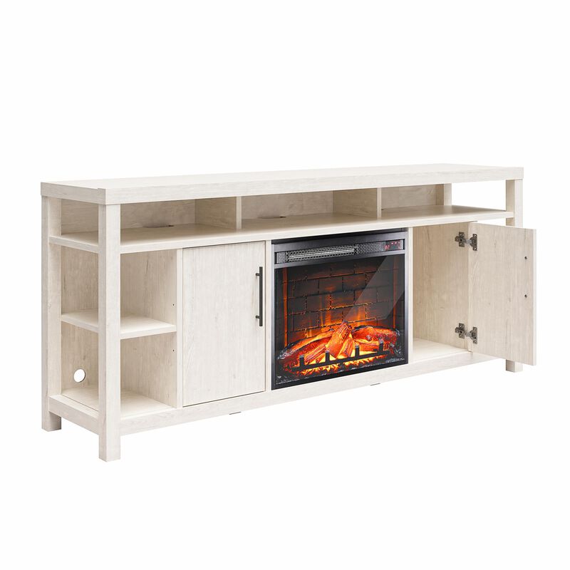 Ameriwood Home Garrick Electric Fireplace TV Console for TVs up to 75"
