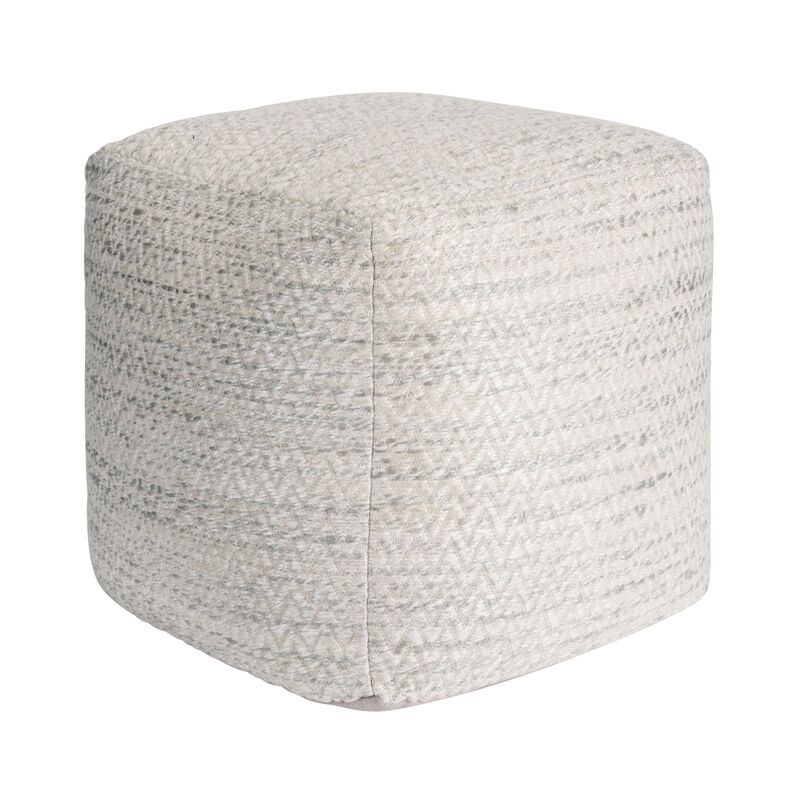 Pasargad Home Galaxy Zig-Zag Design Pouf image number 0
